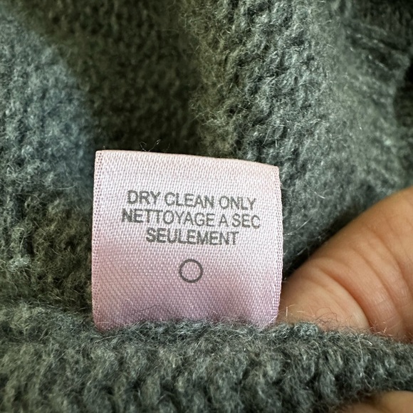Calypso St. Barth Cashmere kaftan cardigan vest. Grey Mélange. Size L - Picture 13 of 16